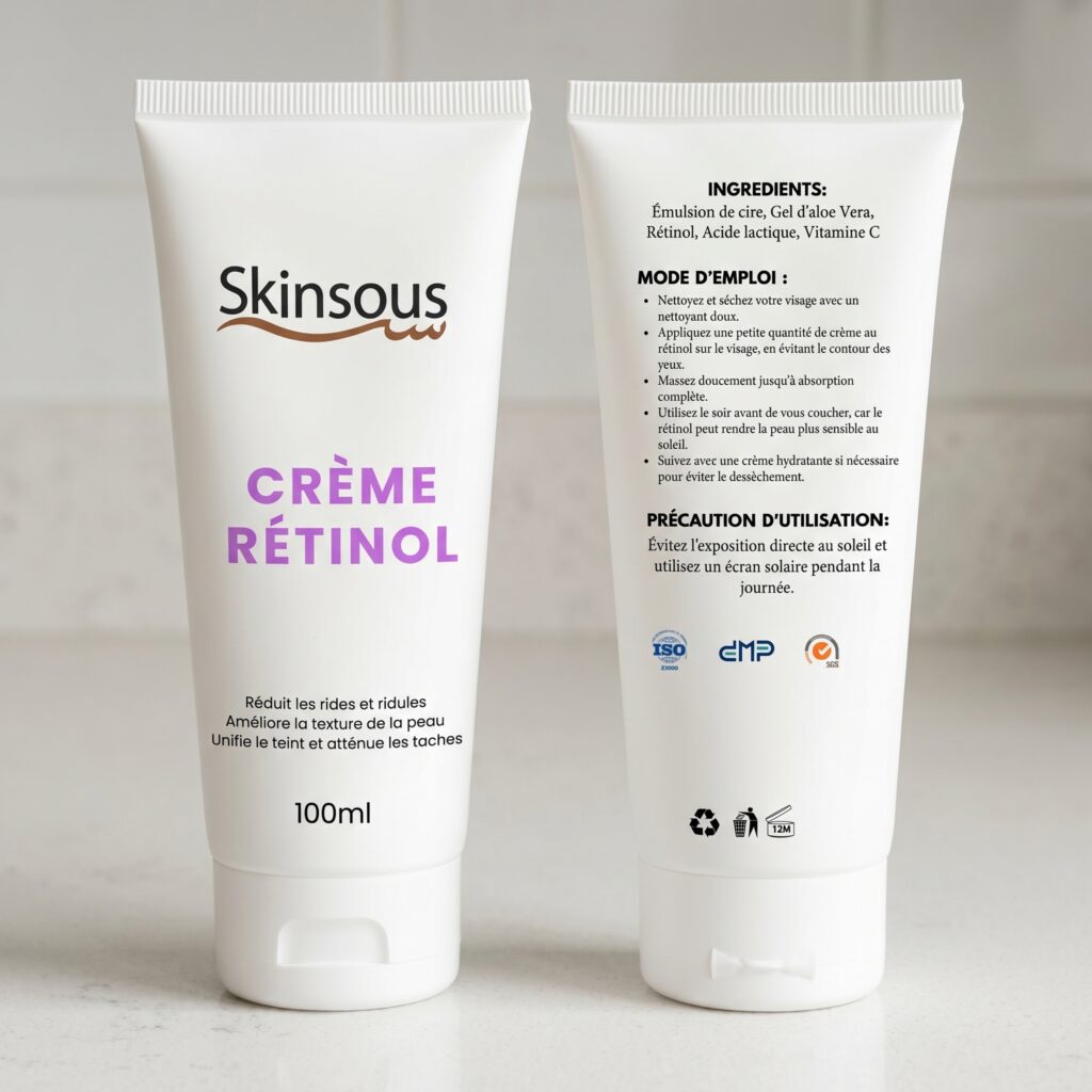 Crème Rétinol Nuit — Régénération & Fermeté