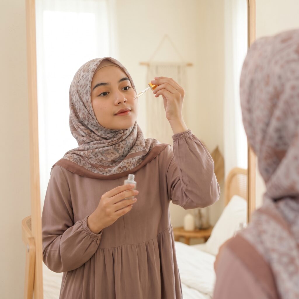 veiled girl puts 202604271427